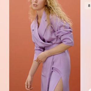 Zara Lavender Midi Dress
